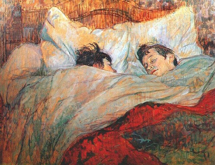 Henri de toulouse-lautrec Bed china oil painting image